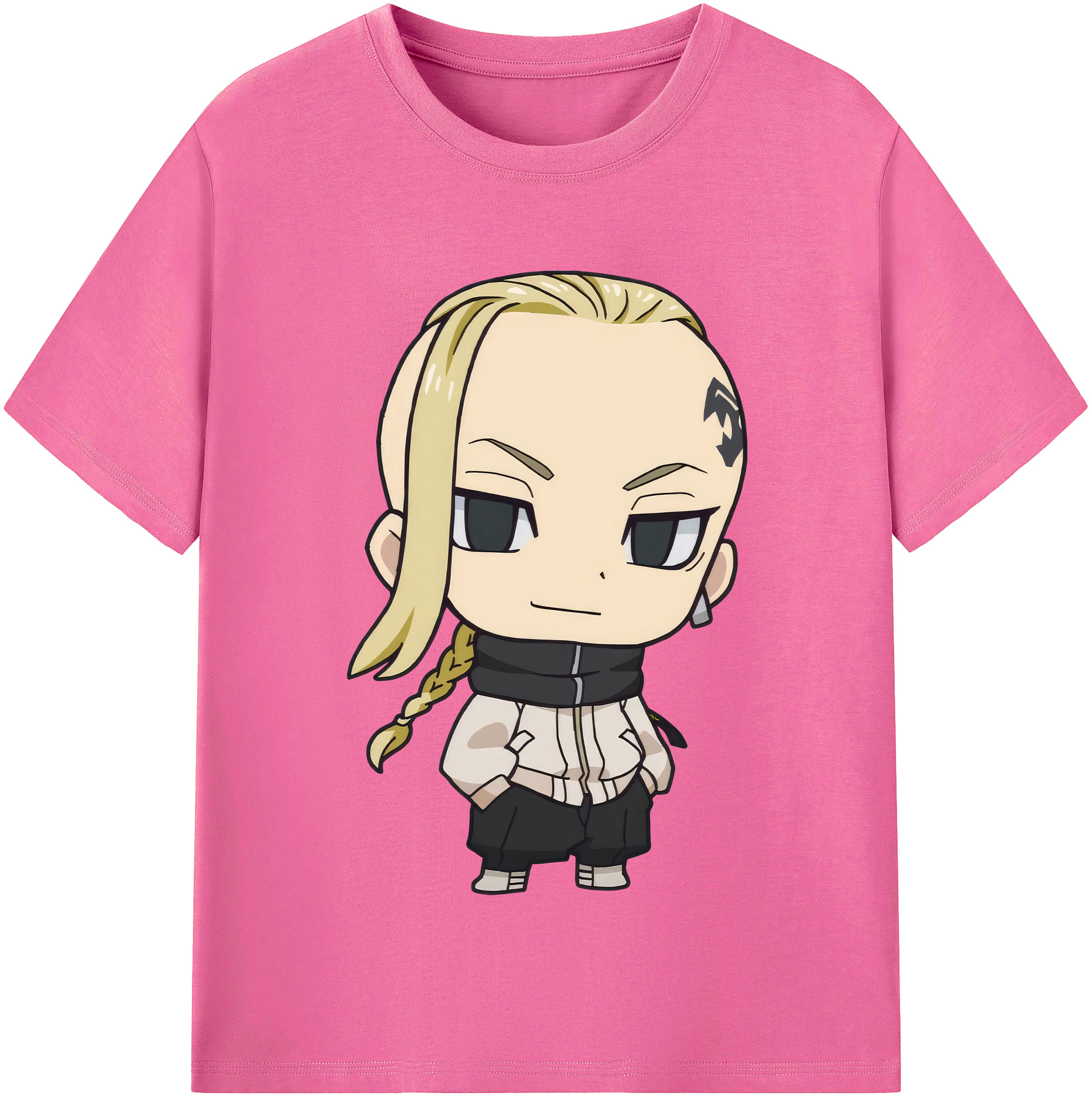 （画像用） 東京リベンジャーズ Tokyo Revengers レディースカジュアルプリントTシャツ（綿100％）